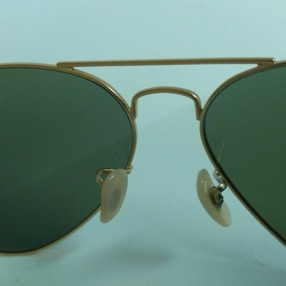 Ray Ban RB 3025 112/M2 Sunglasses Aviator Large Metal Blue Optimized Lens 58*14 - Picture 6 of 7